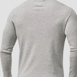 Sweat-shirt pour homme en mélange de coton, coupe classique, style décontracté minimaliste - Product Image 6