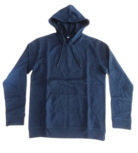 เสื้อสเวตเตอร์คอกลมมีฮู้ดสองสีพิมพ์ลายตัวอักษร300ก. เสื้อกันหนาวขนแกะทรงหลวมเสื้อเชิ้ตแขนยาว - Product Image 2