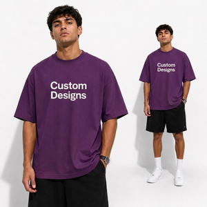 Fabricants de t-shirts en gros, 100% coton, t-shirts graphiques surdimensionnés personnalisés, vêtements de sport, t-shirts unisexes surdimensionnés, tailles plus grandes - Product Image 5
