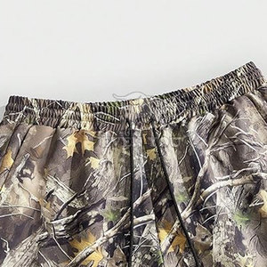 Pantalones Cortos de Playa con Estampado de Jungla de Primera Calidad Hechos a Medida para Hombre, 100% Algodón, Ecológicos, Estilo Urbano, Material Duradero, Precio Razonable - Product Image 3