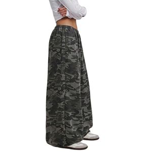Women Gothic Dragon <b>Skeleton</b> Graphic Wide Leg Sweatpants High Waist Loose Baggy Joggers Casual Streetwear Custom Wholesale Pants - Product Image 4