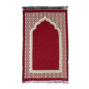 Alfombra de Oración Musulmana de Nuevo Diseño y Alta Calidad con Cuentas para Viajar, Alfombras de Oración de Tela Suave y Cómoda a un Precio Razonable - Product Image 4