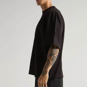 เสื้อยืดโอเวอร์ไซส์ผ้าเทอร์รี่พิมพ์ลายสกรีนตามสั่ง ปริมาณมาก น้ำหนัก 250 กรัม รับผลิตแบรนด์ส่วนตัว ขายส่ง - Product Image 2