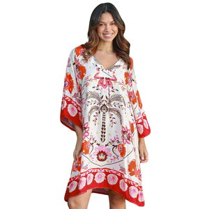 Vestido Mini Estampado Floral para Mujer, Vestido de Moda al por Mayor - Product Image 4