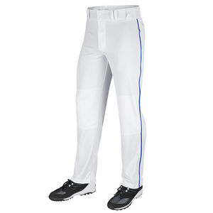 Pantalon de baseball long à rayures pour homme OEM – Meilleure vente en gros, logo personnalisé, vêtements de sport sublimés blancs, uniforme de baseball pour homme - Product Image 4