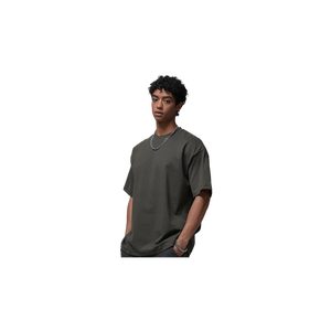 Camiseta Premium de Manga Corta para Hombre, Cuello Redondo, 300 GSM, Talla Grande, Color Sólido, Estilo Casual, 100% Algodón Jersey - Product Image 4