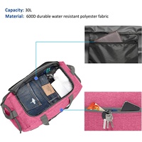 Sac de sport personnalisé pour MMA, CrossFit, BJJ, fitness, course à pied, yoga - Style moderne, durable, en nylon et polyester, imperméable, pour les voyages