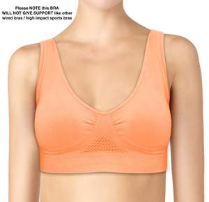 Sujetador Deportivo de Alta Calidad para Mujer, Ropa Deportiva Personalizada con Logotipo Frontal, Nuevo Sujetador Deportivo Estampado a la Moda - Product Image 3