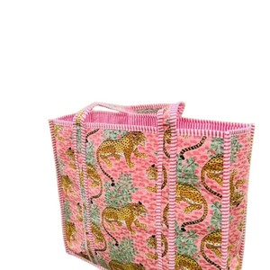 Sac fourre-tout matelassé en coton style bohème vintage pour femme avec fermeture éclair, sac à bandoulière, prêt pour la plage printemps/été/hiver - Product Image 3