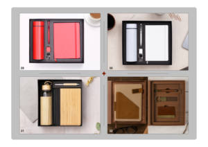 Corporate Promotional Business Genuine Leather Embossed Printing Notebook & Pen Combo <b>Gift</b> <b>Set</b> with Customized Logo and Color - Product Image 2