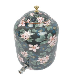 Dispensador de agua de cobre estilo vintage con tapa y grifo, decoración artística para el hogar, hoteles, suministros, beneficios para la salud, dispensador de agua potable. - Product Image 2