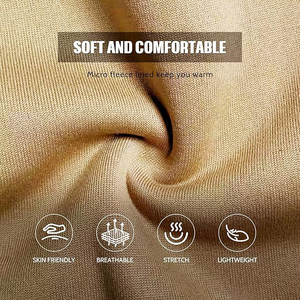 Sweat-shirt à capuche kaki pour homme avec fermeture éclair quart de tour et poches, coupe classique, décontracté, pour l'automne - Product Image 5