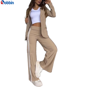 Conjuntos Deportivos para Mujer Más Vendidos, Moda de Invierno, Ropa Urbana para Mujer, Conjunto de 2 Piezas, Color Sólido Informal, Cintura Elástica - Product Image 5