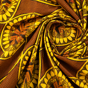 Tela Africana con Estampado de Cera, Algodón Ankara, Textil Tradicional Tribal Dashiki Kitenge, Cera Holandesa para Vestidos, Moda, Venta al por Mayor, Exportación - Product Image 4