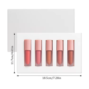ชุดลิปสติกเนื้อแมทกันน้ำ ติดทนนาน สีนู้ดแดง รับผลิตแบรนด์ส่วนตัว - Product Image 6