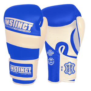 Guantes de Boxeo Tri Tech Hechos de Cuero Vacuno de Grano Fino, Acolchados con Espuma de Látex Absorbente de Impactos Tetra, con Gel, Tallas 10oz-16oz - Product Image 1