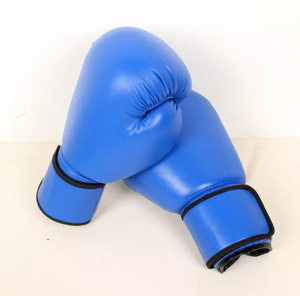 Guantes de Boxeo MMA Profesionales de Cuero Sintético de Secado Rápido con Cierre de Cordones, Logotipo Personalizado, Alta Calidad, OEM, Unisex - Product Image 1