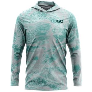 Camisa de Pesca con Capucha de Manga Larga con Camuflaje para Hombre, Secado Rápido, UPF 50, Ropa para Actividades al Aire Libre - Product Image 5