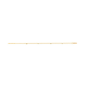Bracelet à breloques triangulaires en or rose 18 carats pour femmes |   Bracelet chaîne géométrique minimaliste |   Bijoux élégants pour tous les jours |   Cadeau - Product Image 2