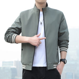 Chaqueta de Satén Personalizada, Unisex, a la Moda, de Manga Larga, Casual, Ajustada, con Cierre de Cremallera, Bordado Frontal, Estilo Urbano de Invierno - Product Image 6