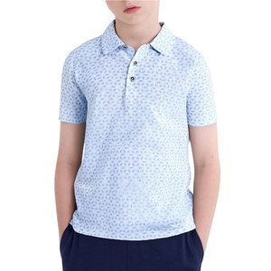 Polo de golf personnalisé à col pour jeunes, manches courtes, respirant, haute performance, vêtements de sport actifs - Product Image 1