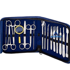 Kit de disección médica de lujo de 37 piezas de acero inoxidable de amrid surgical instruments - Product Image 1