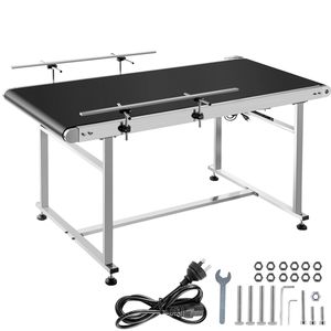 Banda Transportadora de 59 Pulgadas de Largo y 23.6 Pulgadas de Ancho, Motorizada, de PVC, para Transporte Industrial, Doble G - Product Image 1