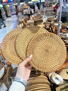 Natural Rattan <b>Placemat</b> from Vietnam Woven Dinner Charger Plate for Table Setting Dining Restaurants Hotels and Weddings - Product Image 1
