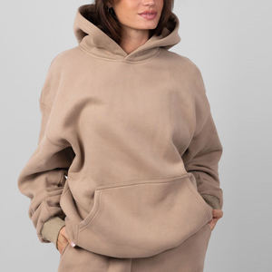Ensemble de survêtement athlétique d'hiver réversible pour femmes, deux pièces, coupe-vent, polyester/coton haute élasticité, vêtements de sport hip-hop - Product Image 5