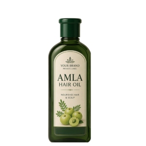 Aceite Capilar Amla para el Cuidado del Cabello, Aceite Nutritivo e Hidratante para el Cuero Cabelludo, Aceite Capilar Botánico Natural, Marca Privada OEM - Product Image 1