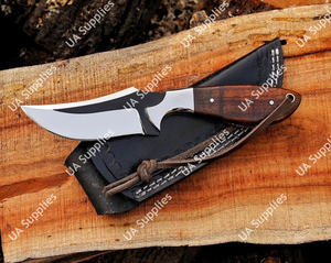 มีดสแตนเลส 12C27 คุณภาพสูง ใบมีดคงที่ สำหรับกิจกรรมกลางแจ้ง บุชคราฟท์ แคมป์ปิ้ง ล่าสัตว์ ด้ามจับไม้พะยูง ออกแบบตามหลักสรีรศาสตร์ รับผลิตแบบ OEM/ODM - Product Image 4