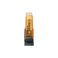 Luz de Advertencia Intermitente BISEN, 12~265V AC DC, Luz Estroboscópica LED de 4W para Sistema de Alarma de Seguridad, Barrera y Abridor de Puerta Automático