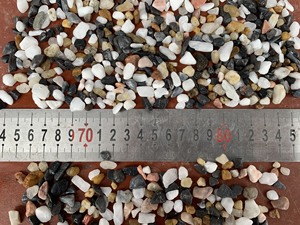 Grava de adoquines caídos de colores mezclados de mármol de Vietnam de alta demanda para caminos de jardín exteriores y paisajismo elegante - Product Image 3