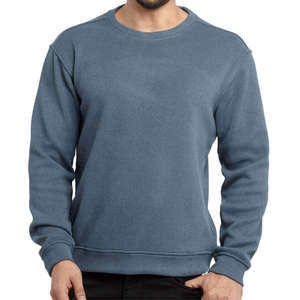Sweat-shirt en molleton français personnalisé pour hommes, vente en gros, épaules tombantes, style streetwear surdimensionné pour les détaillants américains, faible MOQ - Product Image 1