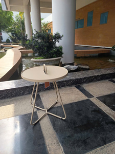 Muebles de Salón, Mesa de Centro Moderna y Móvil de Metal Lumetal, con Recubrimiento en Polvo, 1 Año de Garantía, para Uso en Interiores - Product Image 4