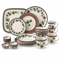 Collection de vaisselle en mélamine de couleur unie, empilable, pour buffet, restauration, maison, vente en gros, ensemble de vaisselle en mélamine