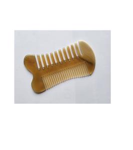 Peine de cuerno natural auténtico para peinar el cabello, desenredar, cuidar el cabello, herramienta de belleza profesional para peluquería, artesanía hecha a mano - Product Image 4