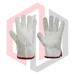Gants de Conduite en Cuir Personnalisables avec Logo Couleur, Gants de Travail Extérieurs Antidérapants, Résistants aux Déchirures, Respirants, Sans Silicone, Anti-Coupure - Product Image 1