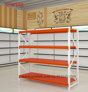 Estante de Almacenamiento de Uso Medio - Estante para Herramientas de Acero Laminado en Frío, Ensamblado, Naranja/Negro, OEM 1000-1500mm, Personalizable, Atornillado - Product Image 4