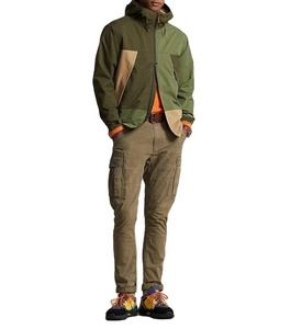 Chaqueta Cortavientos Impermeable con Bloques de Color, Transpirable, con Capucha y Cremallera, Tallas Grandes, de Secado Rápido, Informal, para Correr - Product Image 3