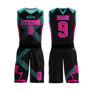 Conjunto de Uniforme de Baloncesto, Jersey de Malla Transpirable, Pantalones Cortos de Secado Rápido, Logotipo Personalizado, Ropa Deportiva de Entrenamiento en Equipo, Uniforme de Equipo de Baloncesto - Product Image 4
