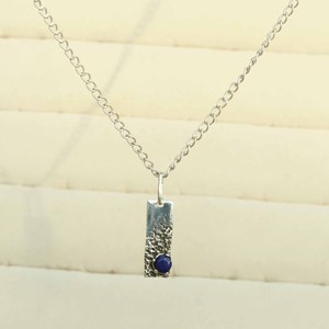 Collier pendentif vintage fait main en lapis-lazuli, argent sterling 925, pierre naturelle plaqué or/argent pour homme et femme, origine Rajasthan - Product Image 3