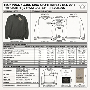 เสื้อสเวตเชิ้ตผู้ชายทรงปกติ คอกลม ผ้าฝ้ายฟลีซ 440 กรัม ถักทอสำหรับฤดูหนาว ขายส่ง ปักโลโก้ สวมหัว สไตล์ลำลอง - Product Image 6
