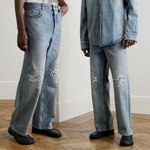 กางเกงยีนส์ทรงแบ็กกี้สำหรับผู้ชาย ดีไซน์ล่าสุด บริการ OEM คุณภาพพรีเมียม สวมใส่สบาย - Product Image 2