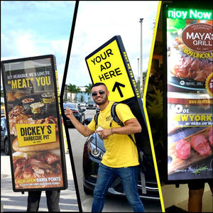 Zaino LED Portatile, Attrezzatura Pubblicitaria Mobile, Insegna Luminosa LED Ambulante per Pubblicità - Product Image 6