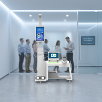 Huasheng Medical OEM Integrasi Data Cloud Kesehatan Cerdas Multi-skenario Layar Sentuh Layanan Mandiri Telemedicine Kesehatan