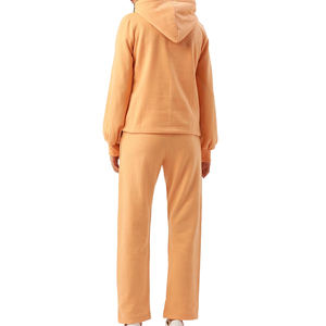 Ensemble de survêtement pour femmes, vêtements de sport haut de gamme, ensemble de survêtement 2 pièces pour femmes, doux, chaud, en molleton délavé, design personnalisé pour un usage quotidien - Product Image 3