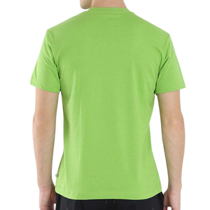 Men's Regular Fit Solid <b>Green</b> Short Sleeve O-Neck Cotton T-Shirt Casual Jersey Knitted Plain Dyed Blank Design - Product Image 1