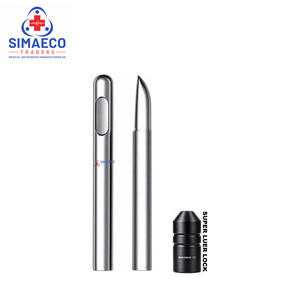 Cánula de liposucción Field Flap con punta y mango Super Luer Lock, instrumento de cirugía plástica de transferencia de grasa de acero inoxidable, CE - Product Image 1