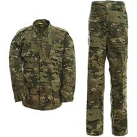 Uniforme tactique camouflage en toile, vente en gros, sur mesure, coton/polyester, séchage rapide, respirant, pour agents de sécurité
